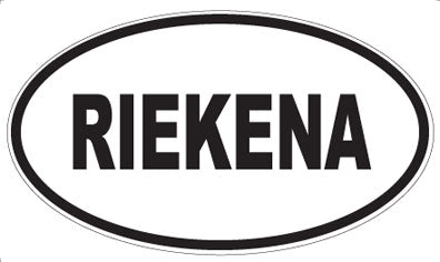 RIEKENA - Oval Magnet