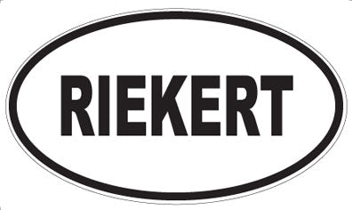 RIEKERT - Oval Magnet