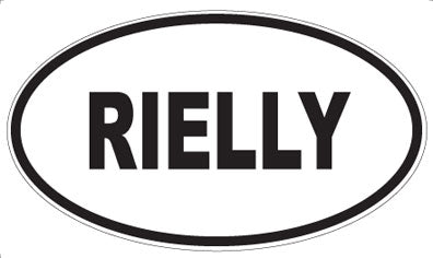 RIELLY - Oval Magnet