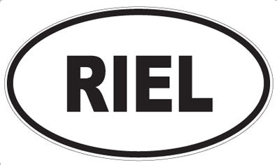 RIEL - Oval Magnet