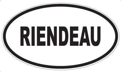 RIENDEAU - Oval Magnet