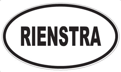 RIENSTRA - Oval Magnet