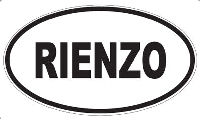 RIENZO - Oval Sticker