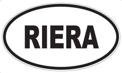 RIERA - Oval Magnet