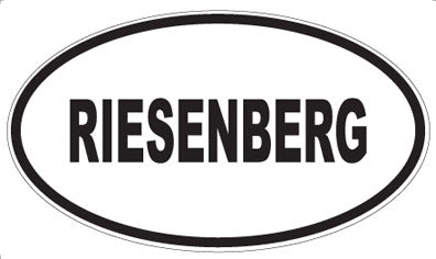 RIESENBERG - Oval Magnet