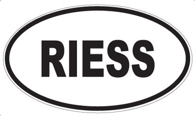RIESS - Oval Magnet