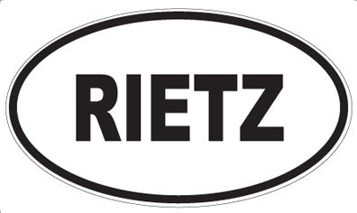 RIETZ - Oval Magnet