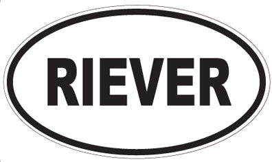 RIEVER - Oval Sticker