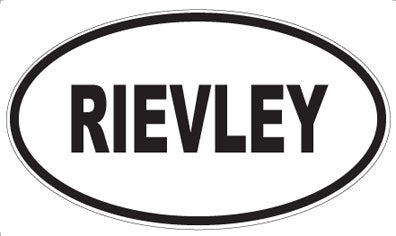RIEVLEY - Oval Sticker