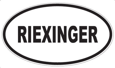RIEXINGER - Oval Sticker