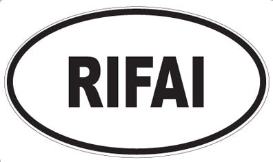 RIFAI - Oval Sticker