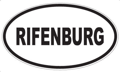 RIFENBURG - Oval Sticker