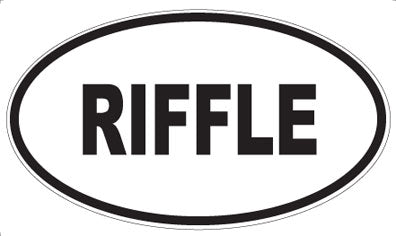 RIFFLE - Oval Magnet