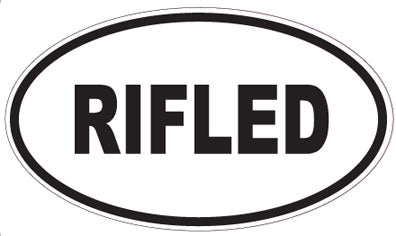 RIFLED - Oval Sticker