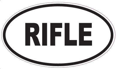 RIFLE - Oval Magnet