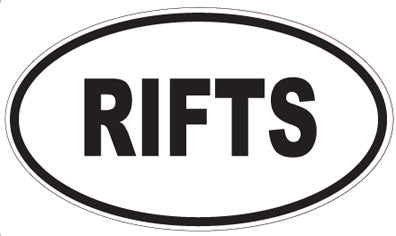 RIFTS - Oval Magnet