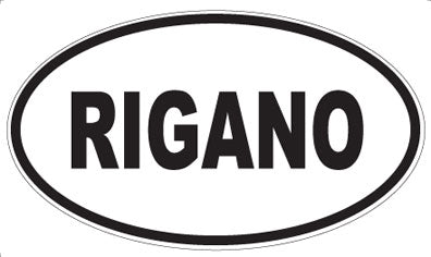 RIGANO - Oval Magnet