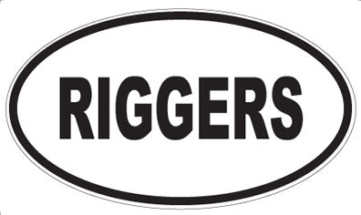 RIGGERS - Oval Sticker