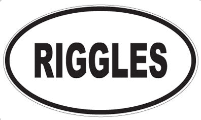 RIGGLES - Oval Magnet