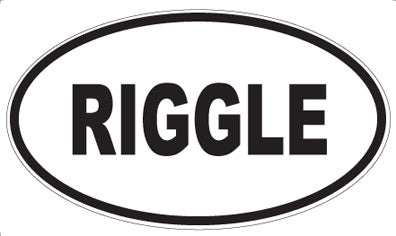 RIGGLE - Oval Magnet