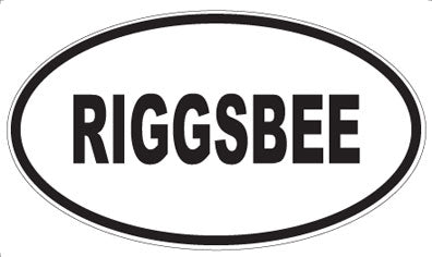 RIGGSBEE - Oval Magnet