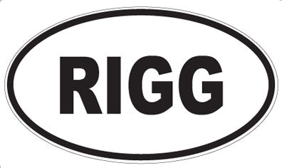 RIGG - Oval Magnet