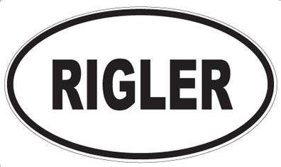 RIGLER - Oval Magnet