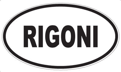 RIGONI - Oval Magnet