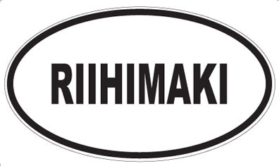 RIIHIMAKI - Oval Magnet
