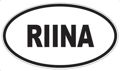 RIINA - Oval Magnet