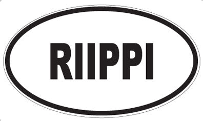 RIIPPI - Oval Magnet