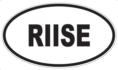 RIISE - Oval Sticker