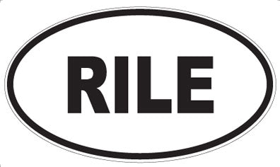 RILE - Oval Magnet