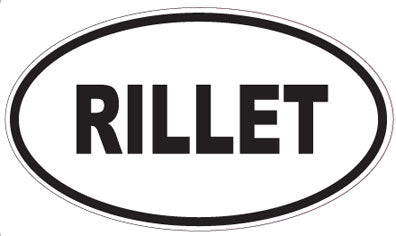 RILLET - Oval Sticker