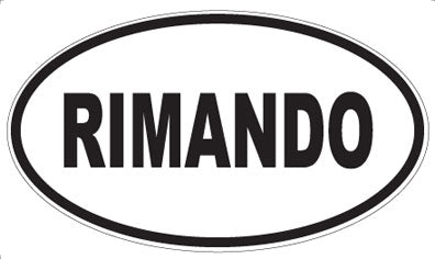 RIMANDO - Oval Magnet