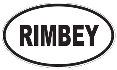 RIMBEY - Oval Magnet