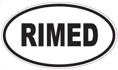 RIMED - Oval Sticker