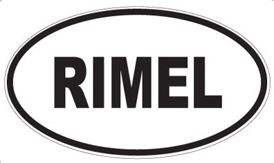 RIMEL - Oval Magnet