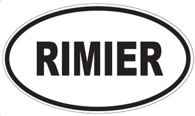 RIMIER - Oval Sticker