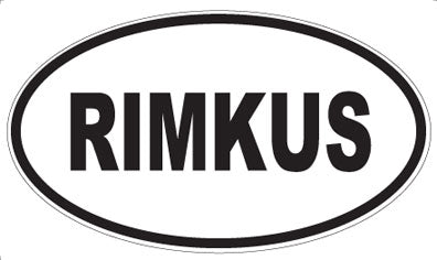 RIMKUS - Oval Magnet