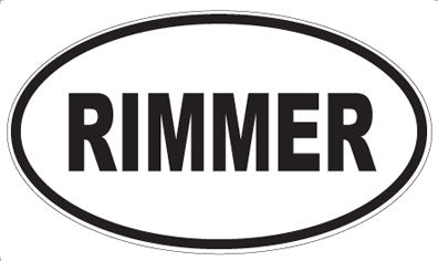 RIMMER - Oval Magnet