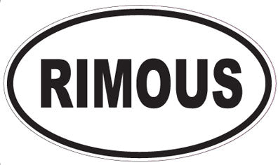RIMOUS - Oval Sticker