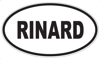 RINARD - Oval Magnet