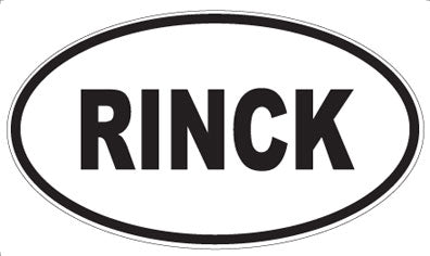 RINCK - Oval Magnet
