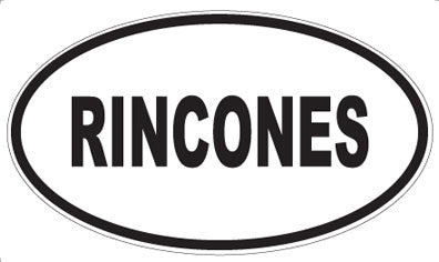 RINCONES - Oval Sticker