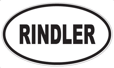 RINDLER - Oval Magnet