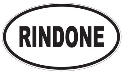 RINDONE - Oval Magnet