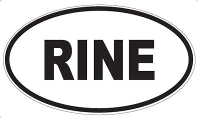 RINE - Oval Sticker