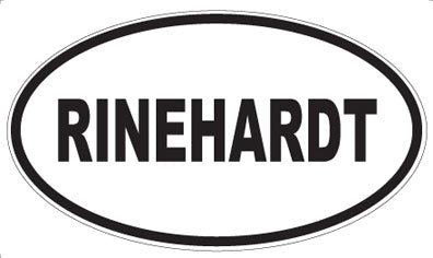 RINEHARDT - Oval Magnet
