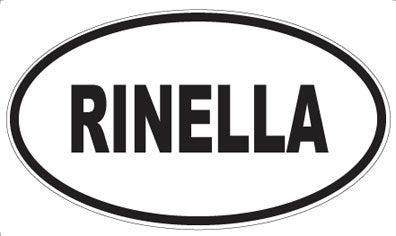 RINELLA - Oval Sticker